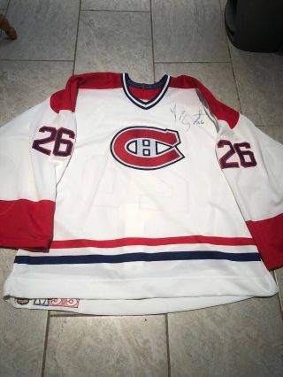 1994 - 95 Montreal Canadiens Game Worn Hockey Jersey
