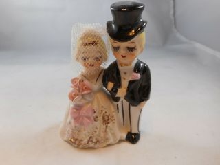 Vintage Norcrest China Bride & Groom Figurine