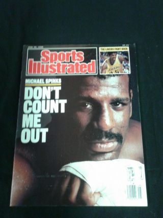 Sports Illustrated June 20,  1988 Michael Spinks Boxing