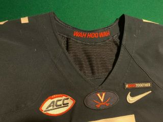 Virginia Cavaliers UVA Nike Game Worn Jersey Size40 Tim Harris ' s 5 - 49ers 3