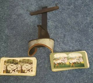 Vintage,  Hand Held,  Stereo Viewer,  With 35 Cards,