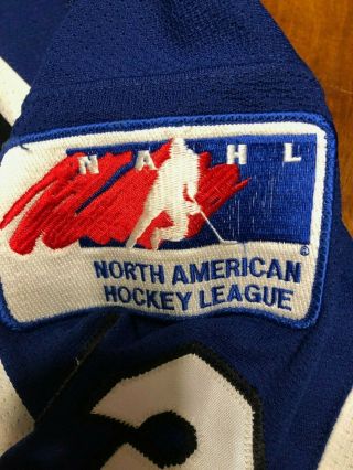 Fox Valley Suns Game Worn Home Hockey Jersey 23 CCM 54 NAHL League Patch 2