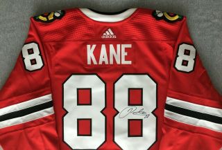 Patrick Kane Chicago Blackhawks 2018 Player Media Tour Autographed Worn Jersey 2