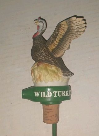 Wild Turkey Whiskey Vintage Ceramic Decanter Bottle Topper Pourer