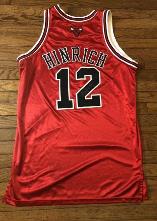 Kirk Hinrich game worn jersey Auto’d Chicago Bulls Reebok 2
