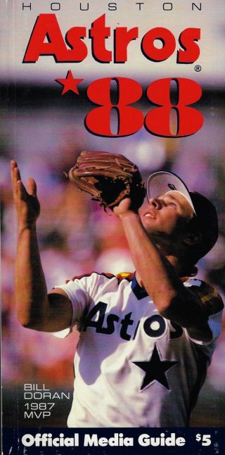1988 Houston Astros Media Guide