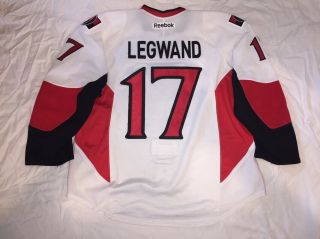 David Legwand game worn Ottawa Senators jersey 3