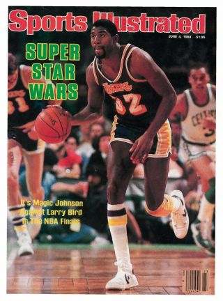 June 4,  1984 Magic Johnson Los Angeles L.  A.  Lakers Sports Illustrated