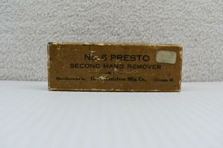Vintage No.  6 Presto Second Hand Remover With Box