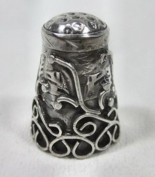 Vintage Mexico Taxco Sterling Silver 925 Thimble