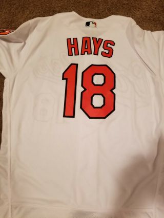 Austin Hays team issued 2018 jersey Baltimore Orioles 2