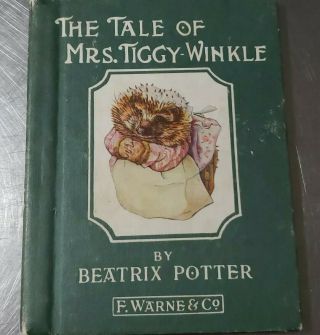 Vintage Beatrix Potter The Tale Of Mrs.  Tiggy - Winkle F.  Warne & Co