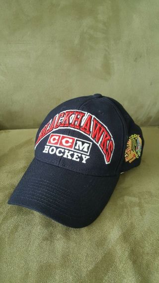 Chicago Blackhawks Ccm Hat Nhl Hockey