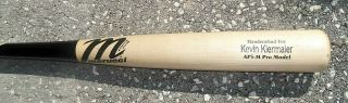 Rays KEVIN KIERMAIER Marucci Model AP5 uncracked maple baseball bat 33.  5/31.  5 2