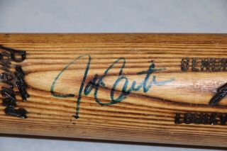 Joe Carter Game Autographed Bat JSA Authentication 2