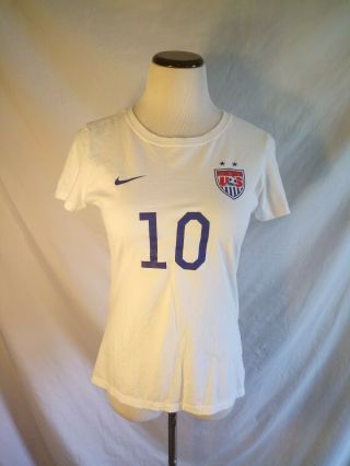 Carli Lloyd 2016 Team Usa Nike Womens Authentic Soccer T - Shirt Sz Medium D
