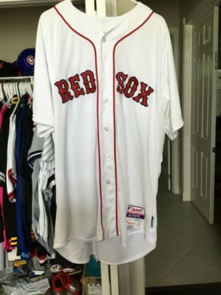 Hanley Ramirez Game Worn Issued Home Red Sox Jersey 2013 Size 48