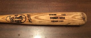 Sammy Sosa Game Worn Cubs Bat Jersey