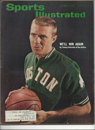 1964 Sports Illustrated 10/26/1964 Boston Celtics Tommy Heinsohn Cover