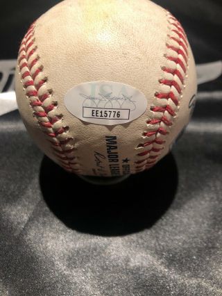 Pete Alonso MLB Debut Game Opening Day Autographed Logo Ball 3/28/2019 3