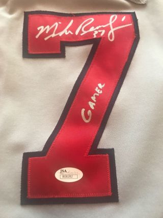 MIKE REMLINGER Autograph Game Jersey Inscription 