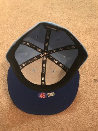Brooks Pounders 2019 Game NY Mets Hat - Father ' s Day - Mets Debut - MLB Holo 2
