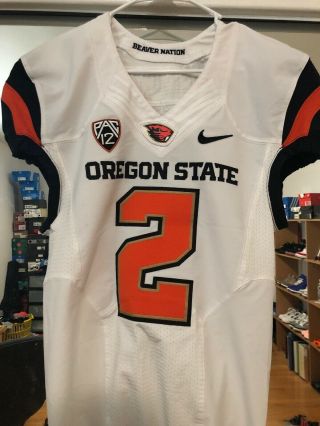 Nike Oregon State Beavers Game Worn Football Jersey 2 Flywire Nelson Steelers