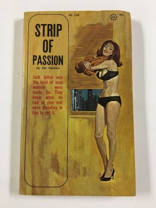 Strip Of Passion Jim Harmon Vintage Sleaze Gga Paperback All Star Books