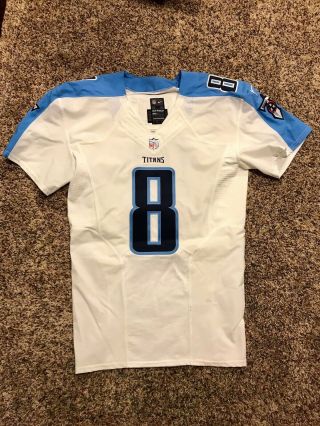 Marcus Mariota Game Issued Jersey 2016 Tennessee Titans Oregon Not Game Worn 3