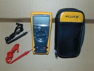 Fluke 77iii Multimeter With Leads And Case