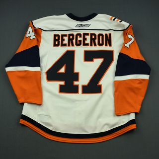 2007 - 08 Marc - Andre Bergeron York Islanders Game Issued Reebok Hockey Jersey 2