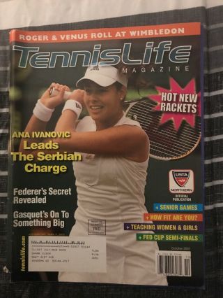 Ana Ivanovic Tennis Life Magazines Rare August 2008 & October 2007 2