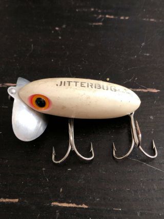 Vintage Fred Arbogast Jitterbug Fishing Lure 2.  5”