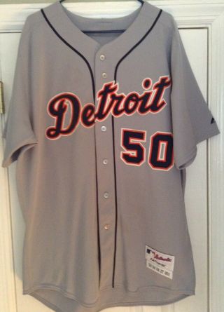 2008 Detroit Tigers Clay Rapada Spring Training Team Issued Jersey 2