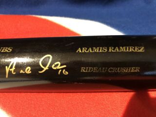 Chicago Cubs Aramis Ramirez Sogned Baseball Bat Wilson PS2 3