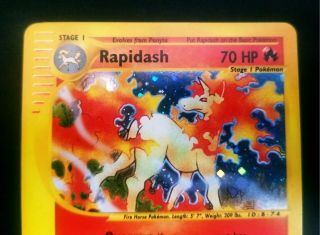 Rapidash 26/165 Holofoil Rare E - Reader Pokemon Expedition Vintage WotC NM 3