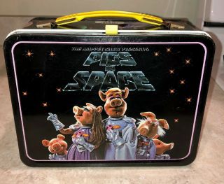 Vintage 1977 Pigs In Space Muppet Show Metal Lunch Box No Thermos