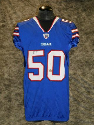 Buffalo Bills 2011 Game / Worn Jersey.  Nick Barnett.  Great Wear Team LOA 3