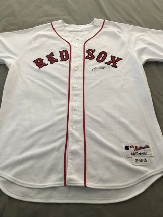 Keith Foulke Game Worn Autographed Boston Red Sox Home Jersey