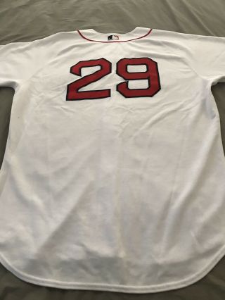 Keith Foulke Game Worn Autographed Boston Red Sox Home Jersey 3