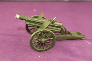 Vintage Britains Military Toy Cannon Made In England Complete