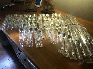 Vintage Sterling Silver Flatware Service for 12,  Savanna By Reed and Barton 3