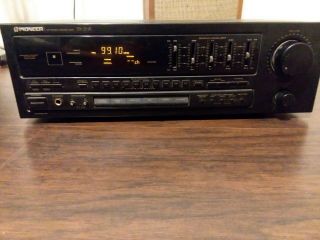 Vintage Pioneer Sx - 251r Am Fm Stereo Receiver W/ Graphic Equalizer Radio Control