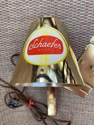 Vintage Schaefer Beer Advertising Cash Register Bar Light