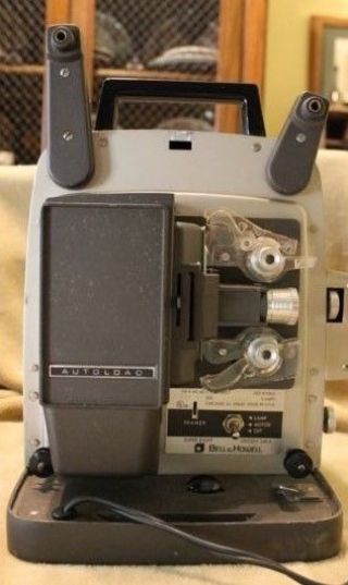 Vintage Bell & Howell 8 Movie Projector Motor Turns On