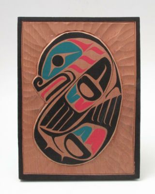 Signed Gordon Twance First Nations Northwest Coast Kwakiutl Seal Carving