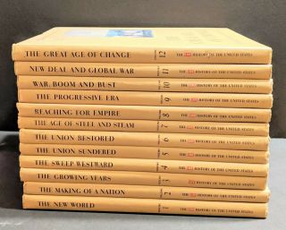 Vintage Time Life Books The Life History Of The United States Complete 12 Volume