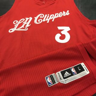 Authentic Chris Paul Game Issued Clippers Xmas Rev30 Jersey Worn
