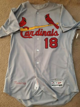 2017 Carlos Martinez St Louis Cardinals Game Worn Jersey Mlb Authenticated