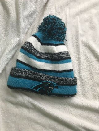 Carolina Panthers Era Knit Hat On Field 2015 Sideline Beanie Stocking Cap